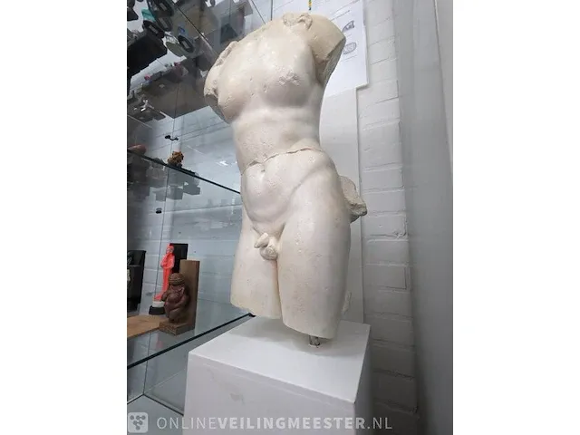 Replica art op sokkel, hermafrodiet - afbeelding 4 van  7