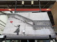 Replica banksy op canvas - afbeelding 1 van  4