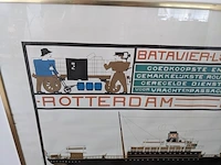 Reproductie in lijst "batavier-lijn" - afbeelding 3 van  5