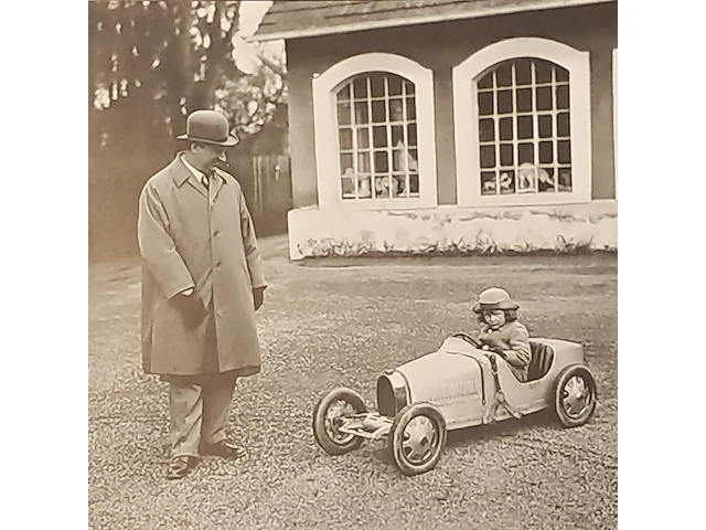 Reproductie trapauto mini auto "bugatti baby" - afbeelding 2 van  74