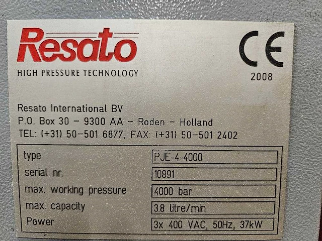 Resato - 2021 - acm 2040 - 1 - waterstraalsnijmachine - afbeelding 9 van  25