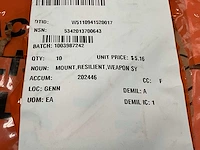 Resilent mount part (10x) - afbeelding 4 van  4