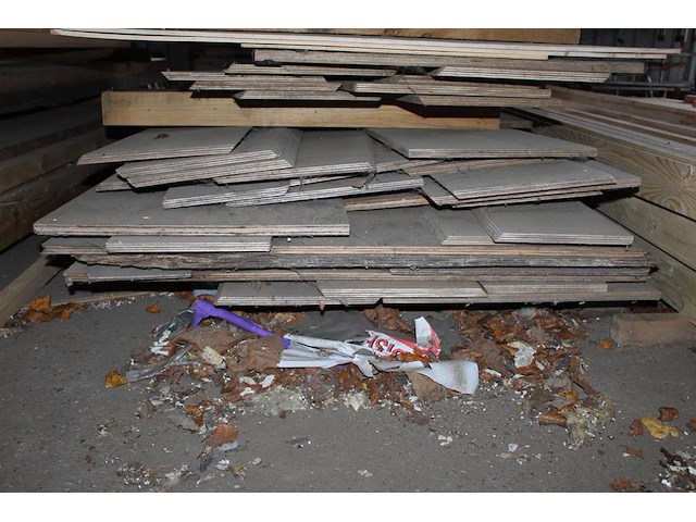 Restant plaatmateriaal op pallet. - afbeelding 3 van  3