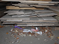 Restant plaatmateriaal op pallet. - afbeelding 3 van  3