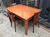 Restaurant stoelen & tafel - afbeelding 1 van  6