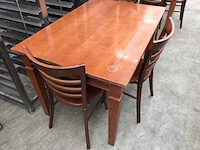 Restaurant stoelen & tafel - afbeelding 6 van  6