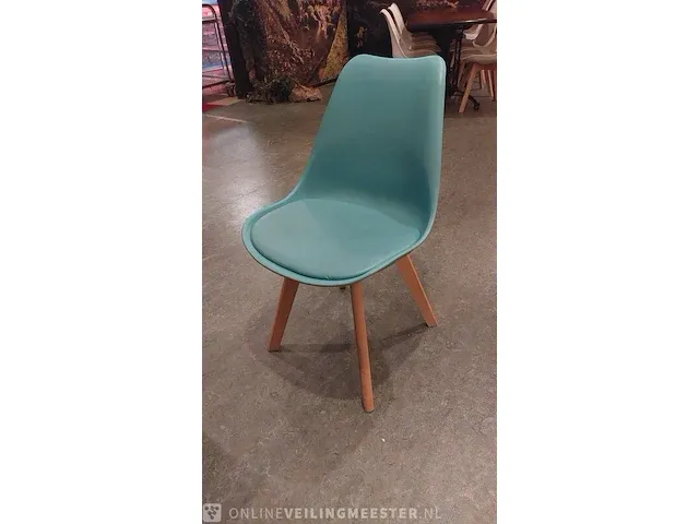 Restaurant tafel met 6x kuipstoel - afbeelding 4 van  4