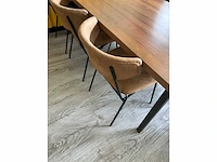Restaurant tafel met stoelen (6x) - afbeelding 2 van  4