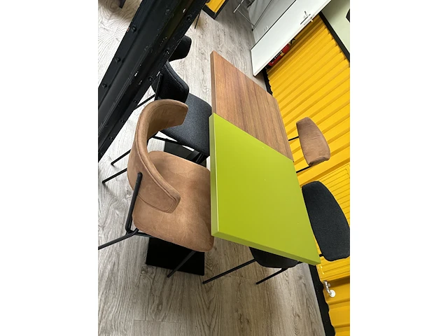 Restaurant tafel met stoelen (6x) - afbeelding 3 van  4