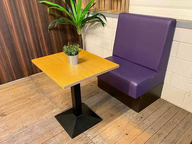 Restaurantbank (4x) - afbeelding 1 van  3