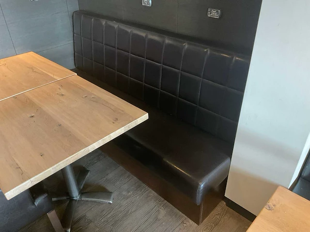Restaurantbank (7x) - afbeelding 3 van  7