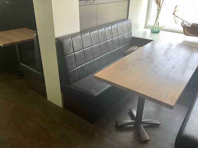 Restaurantbank (7x) - afbeelding 5 van  7
