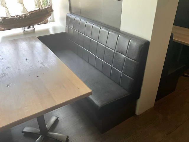Restaurantbank (7x) - afbeelding 6 van  7