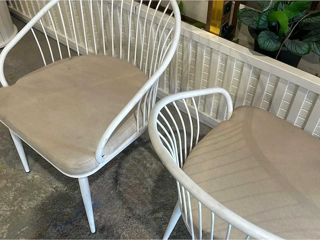 Restaurantstoel gepoedercoat (2x) - afbeelding 4 van  6