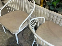 Restaurantstoel gepoedercoat (2x) - afbeelding 4 van  6