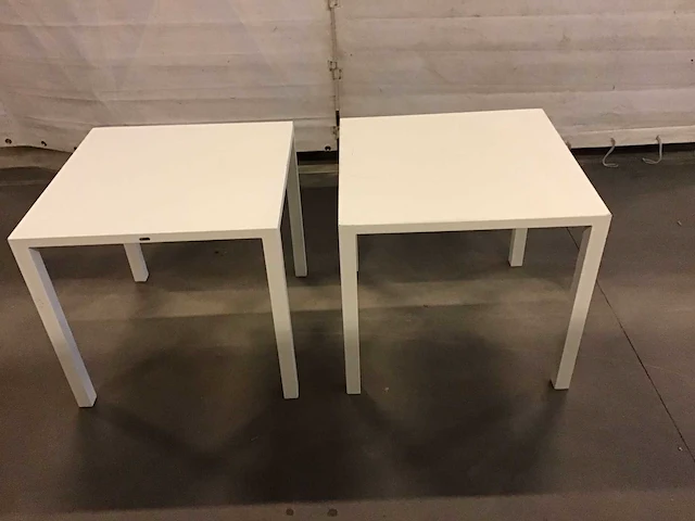 Restauranttafel (2x) emu wit 80 x 80 - afbeelding 1 van  4