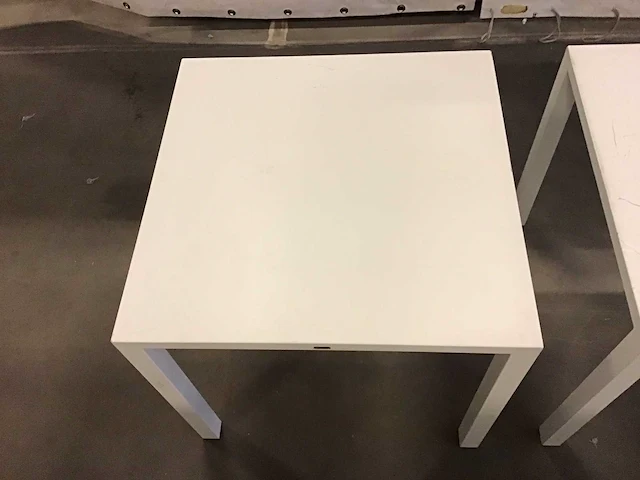 Restauranttafel (2x) emu wit 80 x 80 - afbeelding 3 van  4