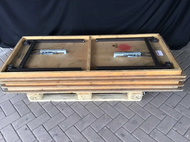 Restauranttafel (4x)hout 80 x 180 - afbeelding 2 van  3