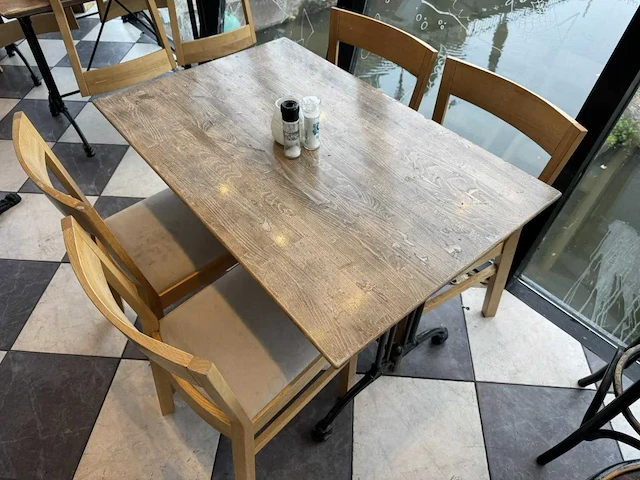 Restauranttafel (5x) - afbeelding 4 van  5