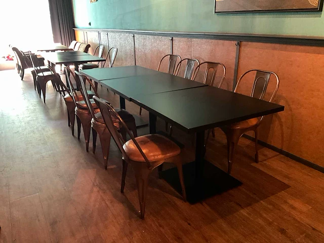 Restauranttafel met 2 stoelen (10x) - afbeelding 1 van  9