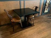 Restauranttafel met 2 stoelen (10x) - afbeelding 2 van  9