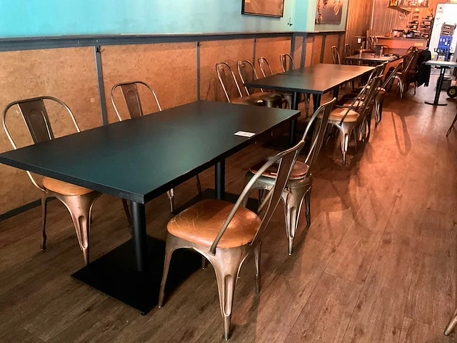 Restauranttafel met 2 stoelen (10x) - afbeelding 3 van  9