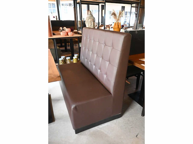 Restauranttafel met 2 treinbanken - afbeelding 3 van  6