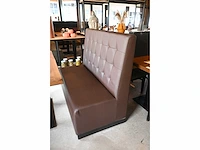 Restauranttafel met 2 treinbanken - afbeelding 3 van  6