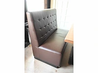Restauranttafel met 2 treinbanken - afbeelding 4 van  6