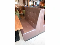 Restauranttafel met 2 treinbanken - afbeelding 4 van  6