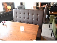 Restauranttafel met 2 treinbanken - afbeelding 6 van  6