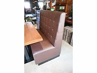 Restauranttafel met 2 treinbanken - afbeelding 5 van  7