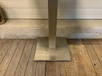 Restauranttafel met rvs onderstel (2x) - afbeelding 3 van  4