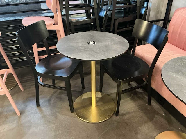 Restauranttafel met stoelen (2x) - afbeelding 1 van  5