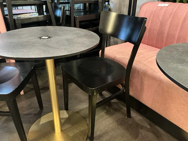 Restauranttafel met stoelen (2x) - afbeelding 3 van  5