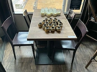 Restauranttafel met stoelen - afbeelding 1 van  6