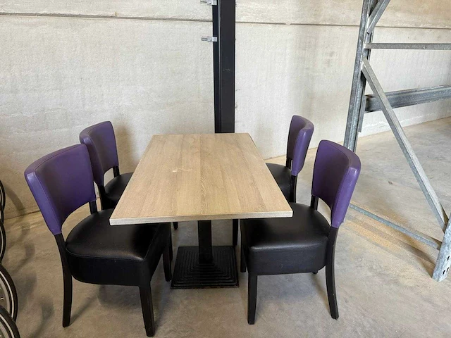 Restauranttafels en stoelen - afbeelding 4 van  7