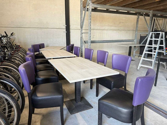 Restauranttafels en stoelen - afbeelding 6 van  7
