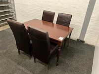 Restauranttafels + stoelen set (5x) - afbeelding 2 van  8