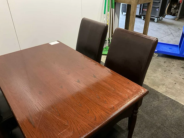 Restauranttafels + stoelen set (5x) - afbeelding 5 van  8