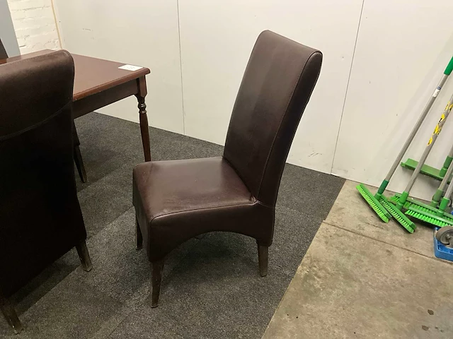 Restauranttafels + stoelen set (5x) - afbeelding 8 van  8