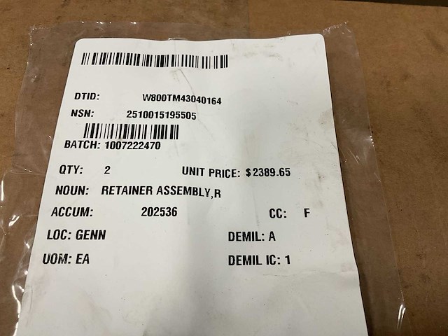 Retainer assembly (2x) - afbeelding 5 van  5