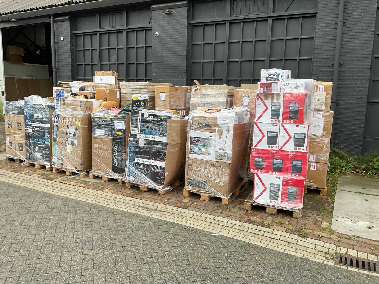 Retour pallets elektronica, huishoudelijke goederen en speelgoed