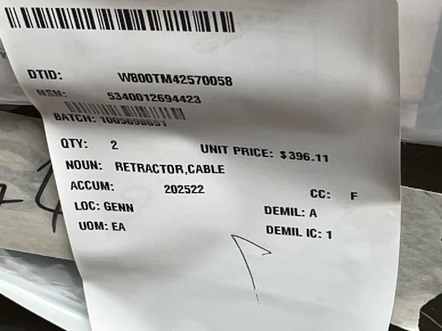 Retractor cable - afbeelding 5 van  5