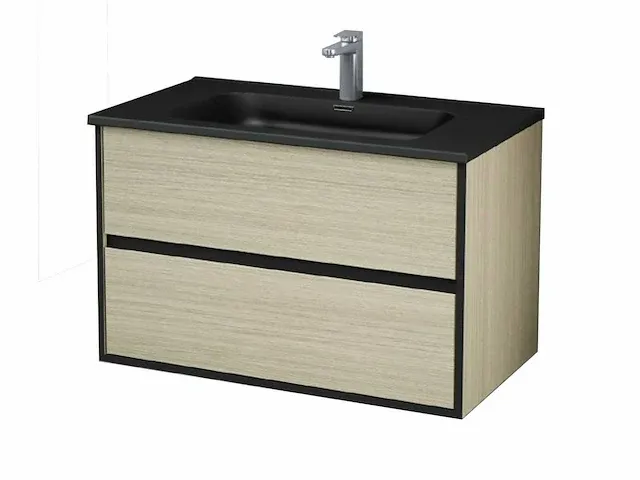 Retro badmeubel 80 cm - afbeelding 1 van  1