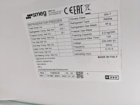Retro koelkast smeg, fab28lw1, creme - afbeelding 6 van  7