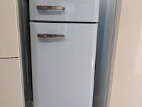 Retro koelkast smeg, s30strp4, hemelblauw