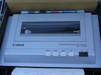 Retro pc canon x-07 met kleurenprinter x-710 inclusief twee memorykaarten 8 kb en documentatie. - afbeelding 3 van  5