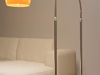 Retro vloerlamp met boog 130-180 cm jago