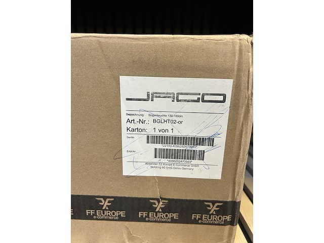 Retro vloerlamp met boog 130-180 cm jago - afbeelding 3 van  4